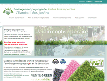 Tablet Screenshot of eventail-des-jardins.com